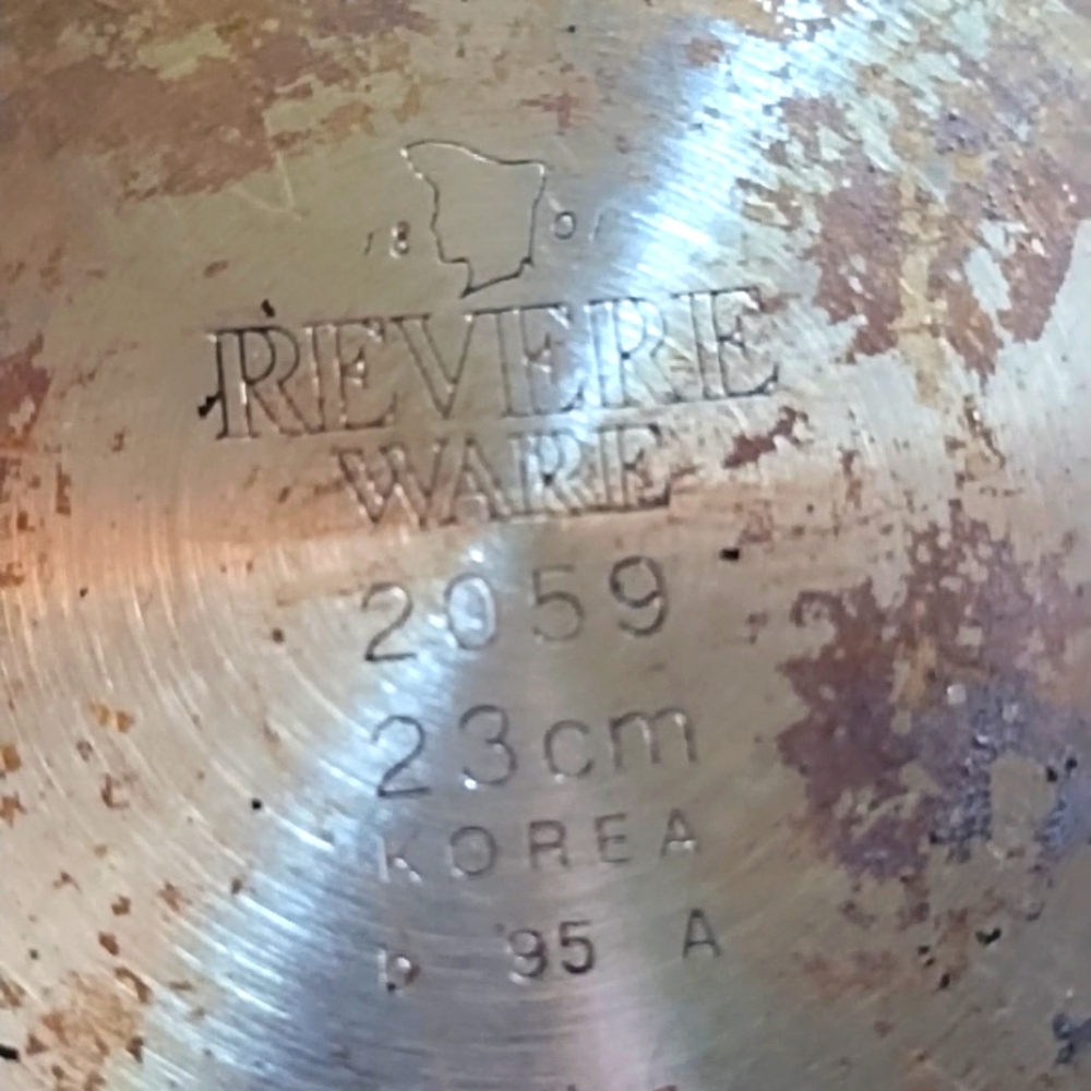 Revere Ware 2059 9 inch 23 cm Tri-Ply Stainless Steel Skillet Frying Pan